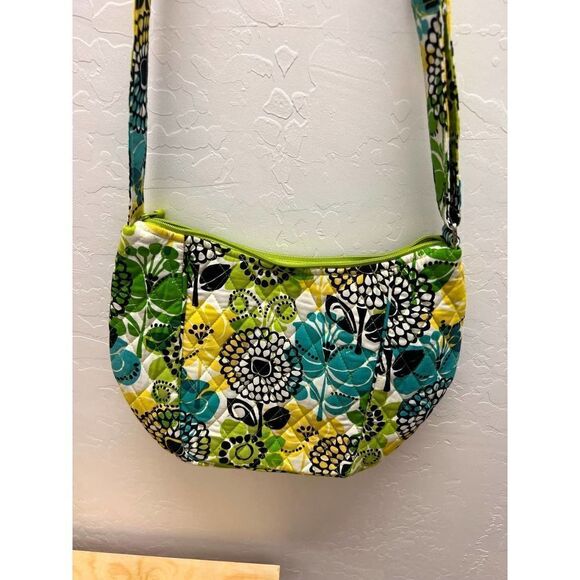 Vera Bradley Lime's Up Clare‎ Crossbody Bag - Picture 3 of 7